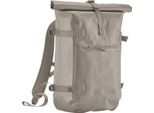 Quadra - Zaino, Roll Top, Impermeabile RW10025 (Taglia Unica) (Grigio Pietra)