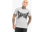 Maglietta Normale Passform Logo Tee Marl Grigio/Nero Xxl Tapout