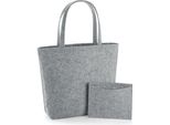 Bagbase - Borsa Per La Spesa, Feltro BC5209 (Taglia Unica) (Grigio Screziato)