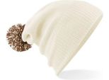 Beechfield - Berretto Da Uomo/Donna Unisex BC4657 (Taglia Unica) (Bianco Naturale/Mocha)