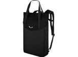 Salewa Borsa Shopper Borsa A Tracolla Con Scomparto Per Laptop Fanes Tote Bag Black Out Nero
