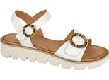 Cipriata - Sandali Donna Con Zeppa "Mimi"" DF2326 (37 Eu) (Bianco)"