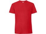 Maglietta Fruit Of The Loom Herren Premium PC3033 (M) (Rot)