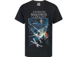 Star Wars - Maglietta Da Ragazzo NS8443 (104) (Nero)