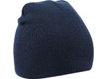 Cappello Invernale In Maglia Beechfield Basic PC2095 (Taglia Unica) (Blu Scuro)