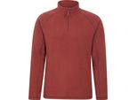 Mountain Warehouse - Top In Pile Con Mezza Zip "Ashbourne Ii"" Da Uomo MW1539 (4XL) (Borgogna)"