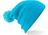 Beechfield - Berretto Da Uomo/Donna Unisex BC4657 (Taglia Unica) (Blu Mare/Bianco Naturale)