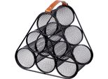 Casablanca Weinregal, "Industrial"", Metall, Schwarz, , L. 18,5 Cm, B. 29 Cm, H. 28 Cm 60207"