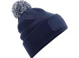 Beechfield - Berretto "Snowstar"" PC5099 (Taglia Unica) (Blu Scuro/Grigio Chiaro)"