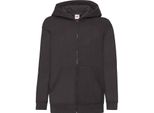 Fruit Of The Loom - Felpa Con Cappuccio Per Bambini PC4140 (116) (Nero)