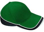 Beechfield - Cappellino "Teamwear Competition"" PC4226 (Taglia Unica) (Verde Bottiglia/Nero/Bianco)"