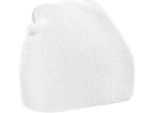 Cappello Invernale In Maglia Beechfield Basic PC2095 (Taglia Unica) (Bianco)