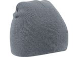 Cappello Invernale In Maglia Beechfield Basic PC2095 (Taglia Unica) (Grigio Grafite)
