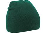 Cappello Invernale In Maglia Beechfield Basic PC2095 (Taglia Unica) (Verde Bottiglia)