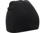 Cappello Invernale In Maglia Beechfield Basic PC2095 (Taglia Unica) (Nero)