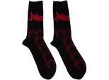 Judas Priest - Calzini Da Uomo/Donna Unisex RO11420 (40,5 Eu - 45,5 Eu) (Nero/Rosso)