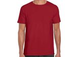 Maglietta Gildan Soft-Style Uomo, Manica Corta RW3659 (Xl) (Rosso Cardinale)