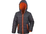 Result Core - Giacca Trapuntata Per Bambini PC5471 (158-164) (Nero/Arancione)