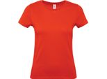 Maglietta B&C Donna #E150 RW6634 (S) (Rosso Fuoco)