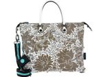 Gabs Pelle Borsa A Tracolla G3 Plus Holiday Bag Peonia Toni Beige Marrone Chiaro