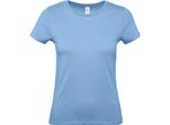 Maglietta B&C Donna #E150 RW6634 (Xxl) (Blu Cielo)