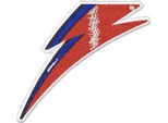 David Bowie - Camicie - Patch, Tessuto RO11322 (Taglia Unica) (Rosso/Blu/Bianco)