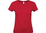 Maglietta B&C Donna #E150 RW6634 (S) (Rosso Intenso)