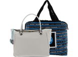 Gabs Pelle Borsa A Tracolla Borsa Shopper Anne Tg Ruga Black Bag Panna Beige