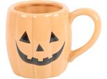 Something Different - Tazza Da Caffè "Feline Frights And Pumpkin Delights"", Jack-O-Lantern SD6142 (Taglia Unica) (Arancione/Nero)"