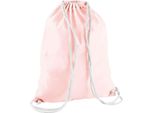 Westford Mill - Borsa Da Ginnastica, Cotone RW9129 (Taglia Unica) (Rosa Pastello/Bianco)
