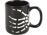 Something Different - Tazza Da Caffè "Bats And Bones"", Mano Di Scheletro SD6141 (Taglia Unica) (Nero/Bianco)"