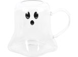 Something Different - Tazza Da Caffè, Fantasma, Vetro SD6049 (Taglia Unica) (Trasparente)