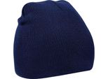 Cappello Invernale Beechfield Unisex In Maglia Basic RW209 (Taglia Unica) (Blu Navy)