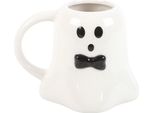 Something Different - Tazza Da Caffè "Mr Boo"", A Forma Di Fantasma SD6138 (Taglia Unica) (Nero/Bianco)"