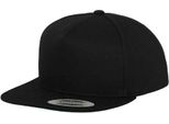 Yupoong Flexfit Classic 5 Panel Baseball Cap RW4164 (Taglia Unica) (Nero/Nero)
