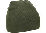 Cappello Invernale Beechfield Unisex In Maglia Basic RW209 (Taglia Unica) (Verde Oliva)