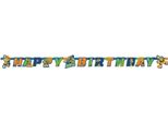Teenage Mutant Ninja Turtles - Bandiera, Buon Compleanno - Cartone SG35409 (Taglia Unica) (Colorato)