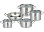 ELO Gourmet Plus Topfset 5-teilig Edelstahl 40995