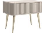 Selsey Ovarlo - Comodino Con Cassetto, Grigio, 63 Cm