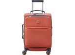 Delsey Paris Carrello Turenne Soft 4 Double Rolls Exp Cabin Trolley 55 Brick Terracotta
