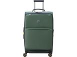 Delsey Paris Carrello Turenne Soft 4 Double Rolls Val Exp Trolley 66 Green Verde Scuro