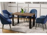 Endo-MöBel Tavolo Da Pranzo Cora 130Cm - 210Cm Tavolo Allungabile Tavolo Da Cucina In Metallo (Rovere Monastero)