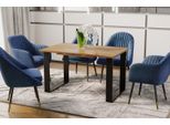 Endo-MöBel Tavolo Da Pranzo Cora 130Cm - 210Cm Tavolo Da Cucina In Metallo (Rovere Craft)