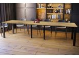 Endo-MöBel Tavolo Da Pranzo Xxl Vast 130Cm - 330Cm Tavolo Da Cucina Allungabile (Rovere Naturale)