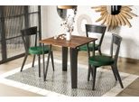 Tavolo Da Pranzo Allungabile Endo-MöBel Adeo 80Cm - 170Cm Con Struttura In Metallo (Rovere Stirling)