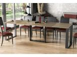 Tavolo Da Pranzo Endo-MöBel Borys Allungabile Fino A 130Cm - 310Cm Tavolo Da Pranzo In Metallo Con Base A Slitta (Rovere Naturale)