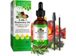 Olio Per Capelli 3 In 1 Olio Di Rosmarino Olio Di Ricino Olio Di Batana Olio Essenziale Olio Per La Cura Dei Capelli Olio Da Massaggio Biologico, 1X 60Ml