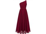 Abito Elegante Da Principessa Monospalla - Abito Lungo Festivo Per Bambine Taglia 176 Cm Abito Da Sposa Battesimo Festa Di Compleanno
