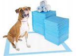 Tappetini Di Addestramento Per Cani E Cuccioli, Design A Prova Di Perdite Con Superficie Ad Asciugatura Rapida, Monocolore (150 Pezzi), Blu 40 X 60 Cm