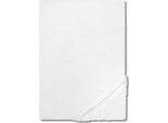 Cloudcomfort Basic, Lenzuolo Matrimoniale In Jersey Elasticizzato Bianco 120 X 200 Cm